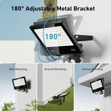 LED Schijnwerper met Bewegingsmelder Tuin/Garage 100W 10000LM Koel Wit (2 stuks) - 53% Korting