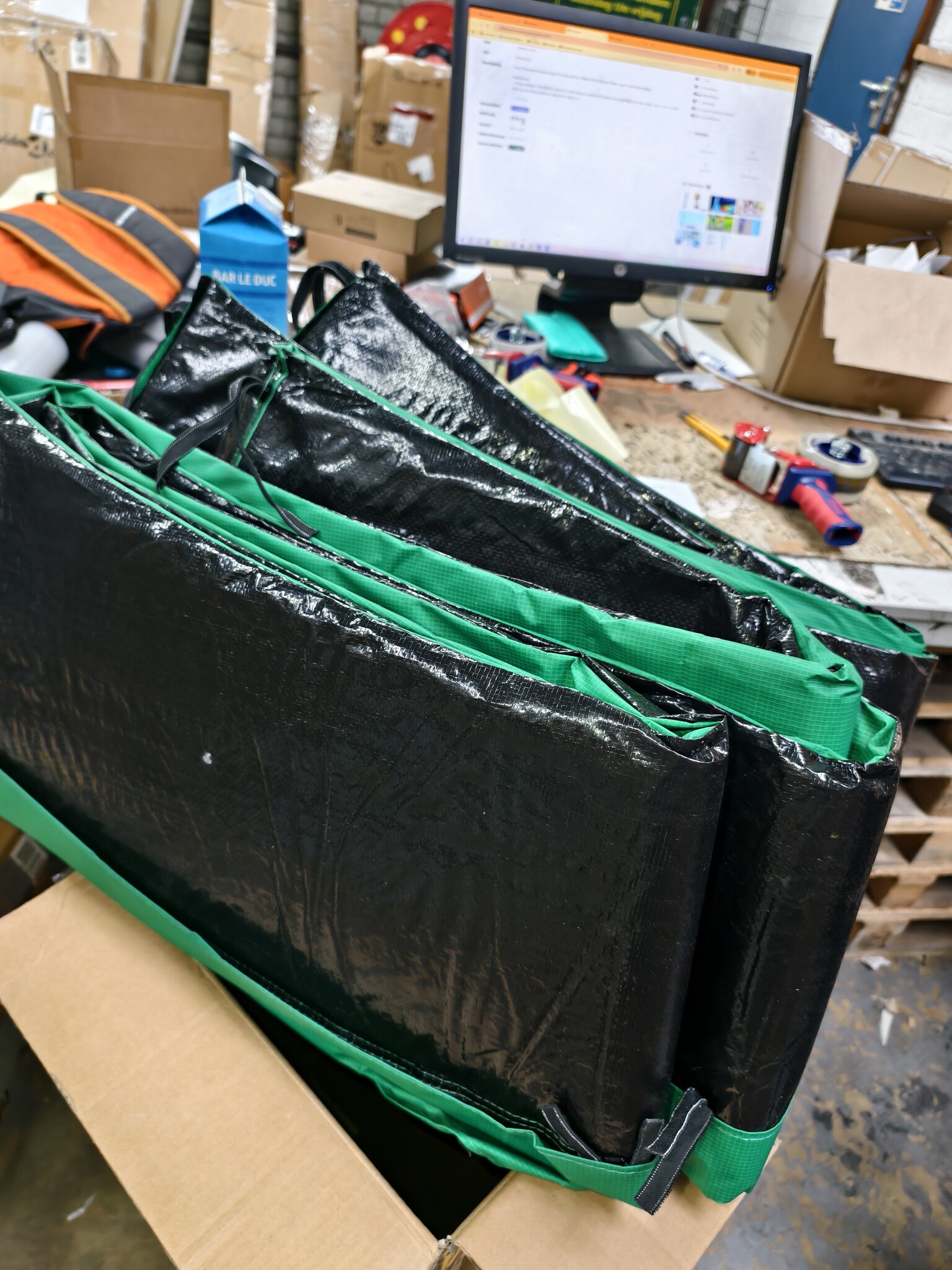 Trampoline Randafdekking Groen 366 cm - Veiligheid Eerst!