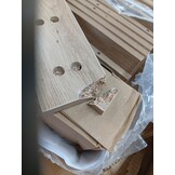 Hoofdeinde met LED 220x18,5x103,5 cm Hout - 59% Korting