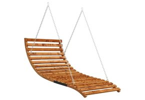 Houten Schommelbed 115x147x46 cm met Teakafwerking - 47% Korting