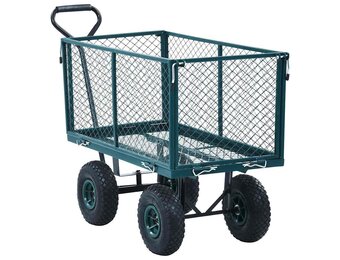 VidaXL Tuinwagen 350 kg Groen - 35% Korting!