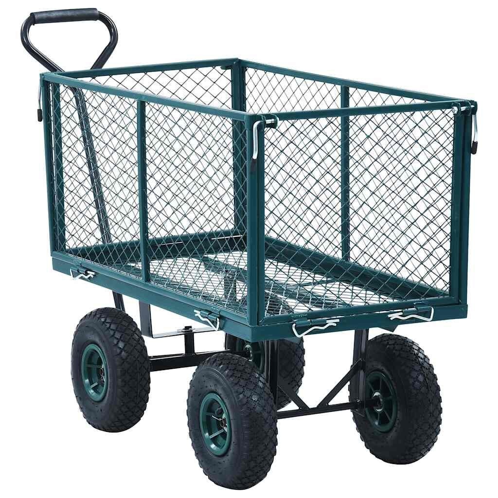 VidaXL Tuinwagen 350 kg Groen - 35% Korting!