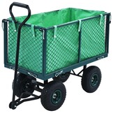 VidaXL Tuinwagen 350 kg Groen - 35% Korting!