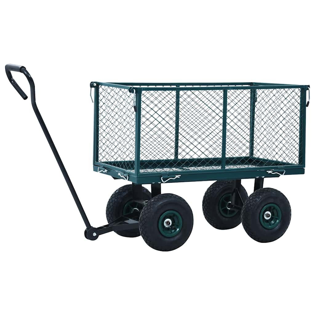 VidaXL Tuinwagen 350 kg Groen - 35% Korting!