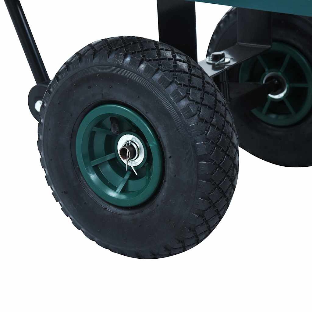 VidaXL Tuinwagen 350 kg Groen - 35% Korting!