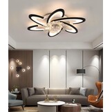 Plafondventilator Zwart 67cm met Dimbare LED & Kleurtemperatuur | 54% Korting