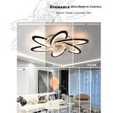 Plafondventilator Zwart 67cm met Dimbare LED & Kleurtemperatuur | 54% Korting
