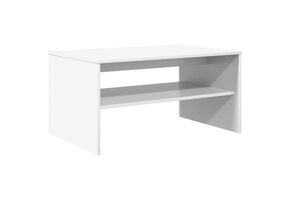 Salontafel Wit Bewerkt Hout 80x50x40 cm - 45% Korting