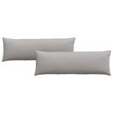 VidaXL Sofa Kussens 2 st Wolkengrijs 120x40cm - 34% Korting