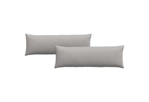 vidaXL Sofakussens Set van 2, Wolkengrijs, 120x40cm, 40% Korting