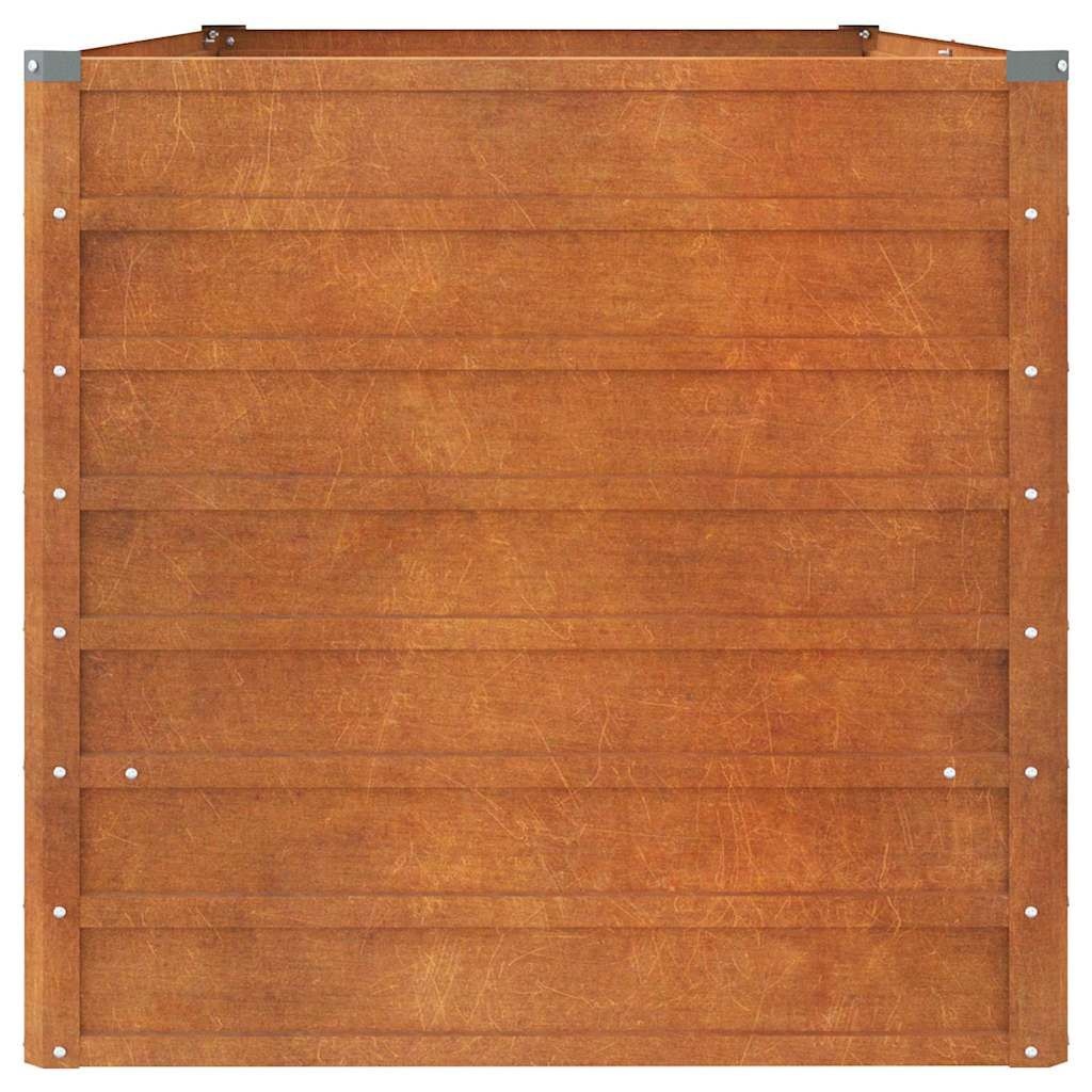 Verhoogde Plantenbak Cortenstaal Roestig 160x80x77 cm - 34% Korting