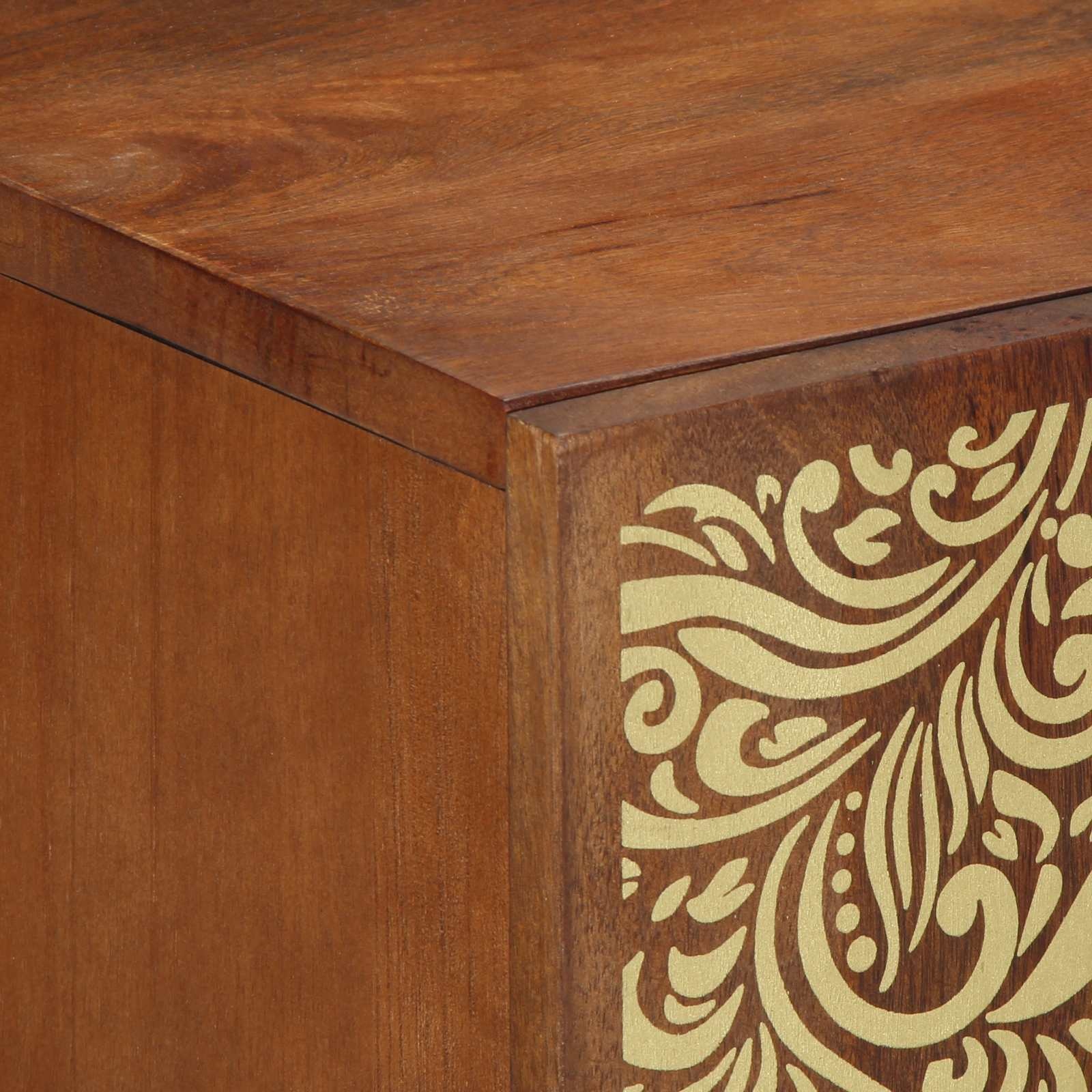 Wastafelkast Honingbruin 62x33x58 cm Massief Mango Hout - 34% Korting
