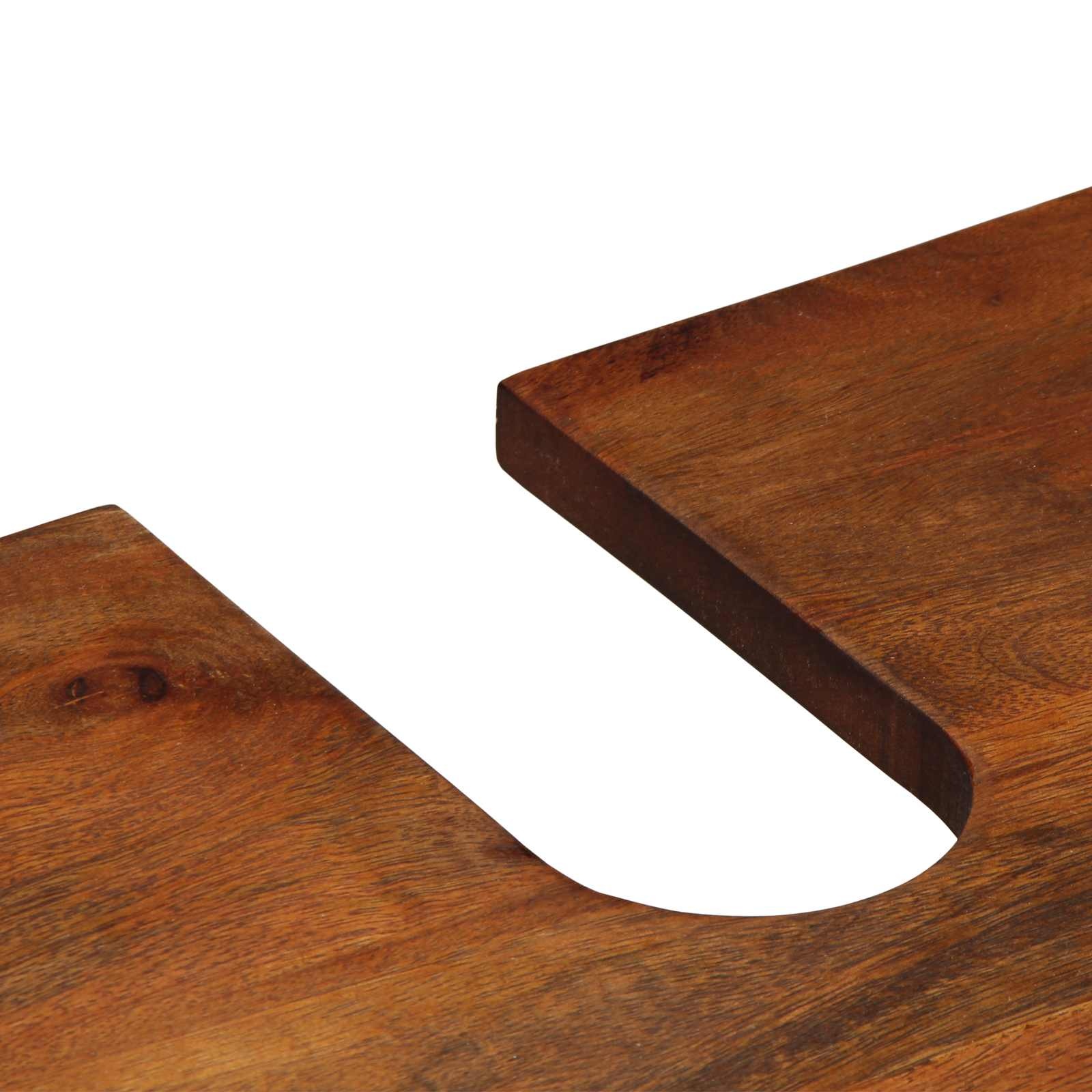 Wastafelkast Honingbruin 62x33x58 cm Massief Mango Hout - 34% Korting