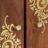 Wastafelkast Honingbruin 62x33x58 cm Massief Mango Hout - 34% Korting