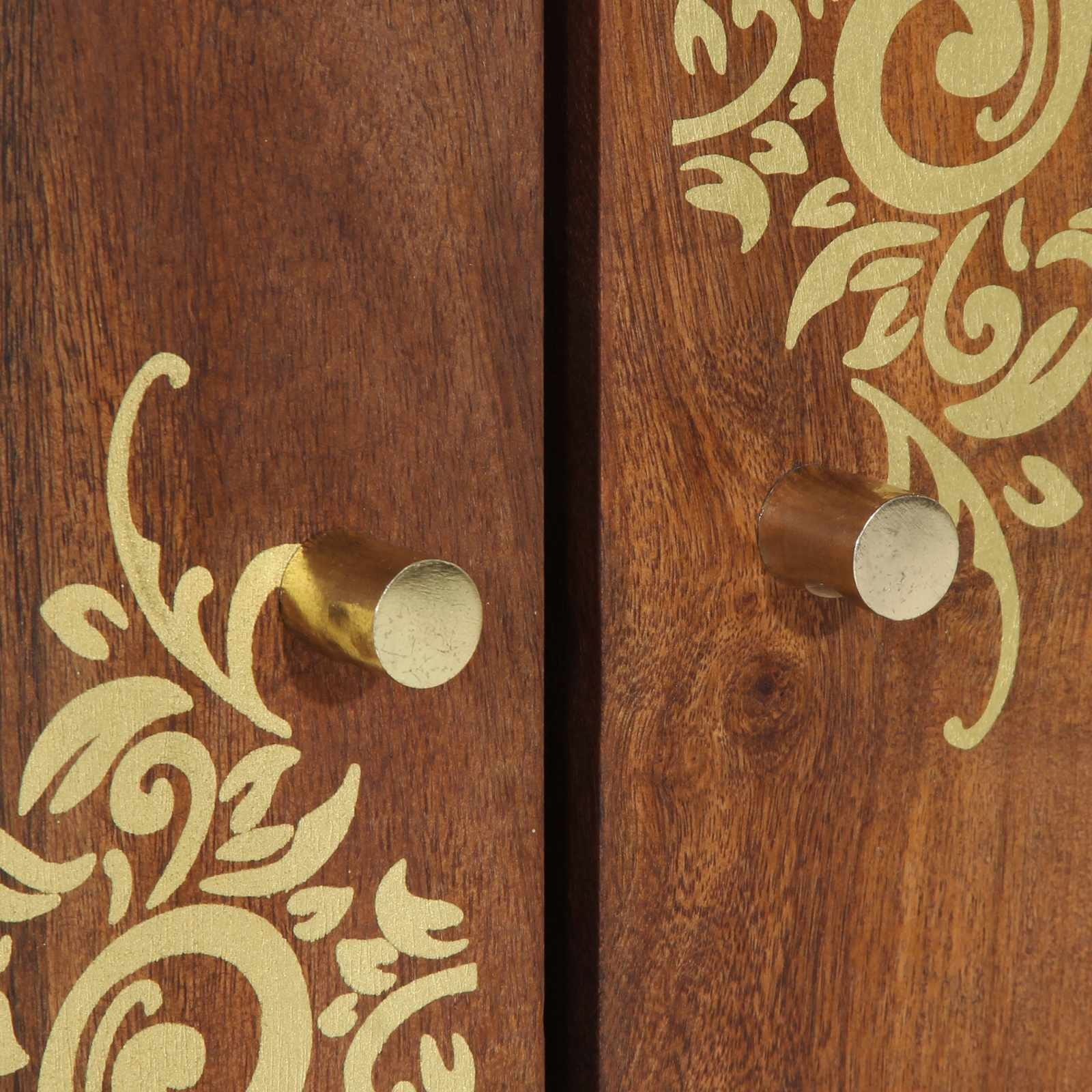 Wastafelkast Honingbruin 62x33x58 cm Massief Mango Hout - 34% Korting