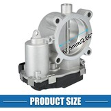Gasklepbehuizing Chrysler 200 2.4L 2015-2017 | 78% Korting | Aluminium | Zilver | 6 Pinnen