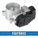 Gasklepbehuizing Chrysler 200 2.4L 2015-2017 | 78% Korting | Aluminium | Zilver | 6 Pinnen