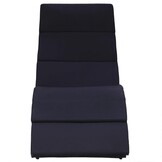 vidaXL Ligbed Poly Rattan Zwart 34% Korting