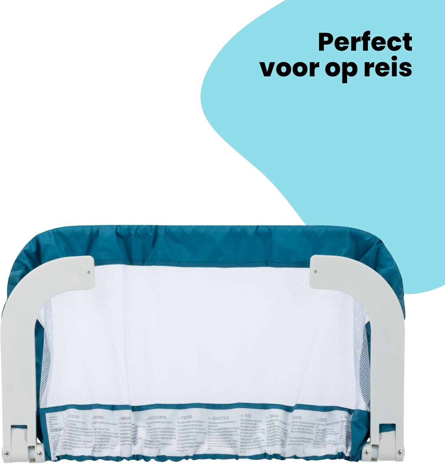 Blauw Reis Bedhekje Peuter | Draagbaar & Opvouwbaar | 34% Korting