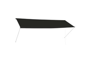 VidaXL Uittrekbare Luifel 350x150cm Antraciet - 34% Korting