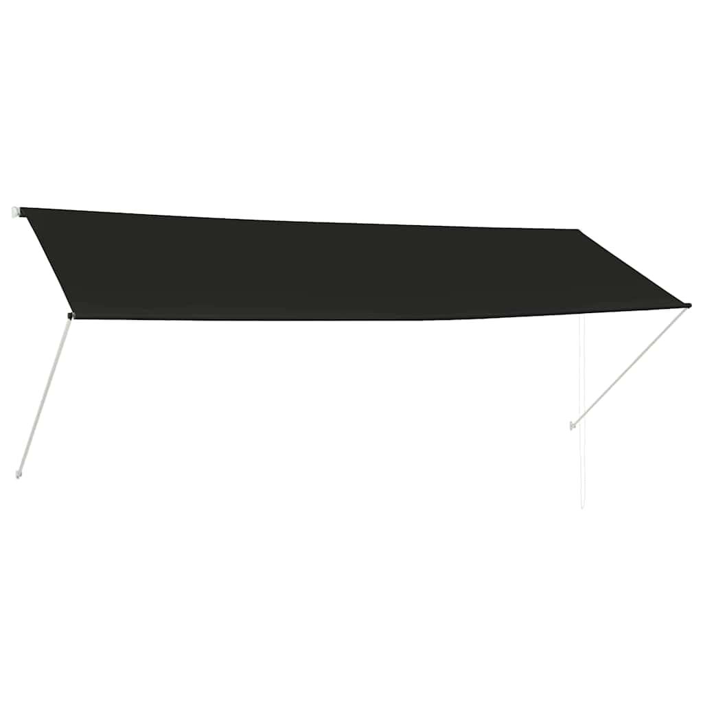 VidaXL Uittrekbare Luifel 350x150cm Antraciet - 34% Korting