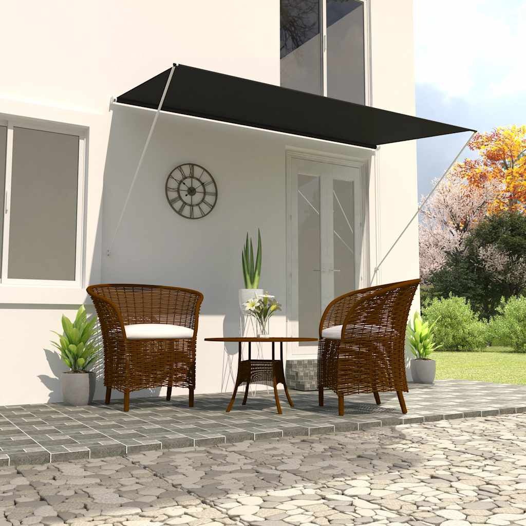 VidaXL Uittrekbare Luifel 350x150cm Antraciet - 34% Korting