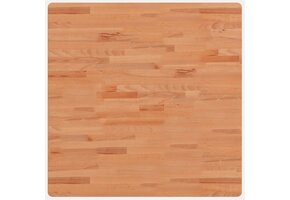 vidaXL Tafelblad Massief Beukenhout Vierkant 80x80 cm (46% Korting)