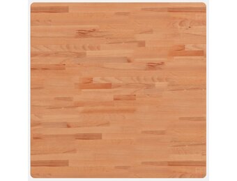 VidaXL Tafelblad Massief Beukenhout 80x80 cm - 34% Korting