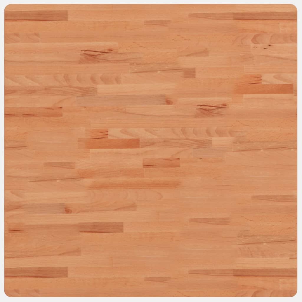 VidaXL Tafelblad Massief Beukenhout 80x80 cm - 34% Korting