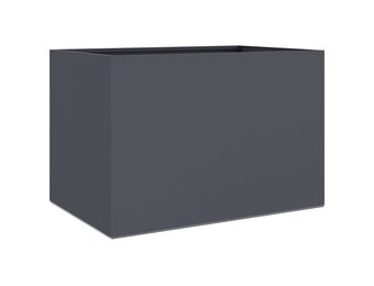 Plantenbak Staal 62x40x39 cm Antraciet - 34% Korting