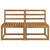vidaXL Mid-Sofa Massief Acaciahout Naturel - 35% Korting