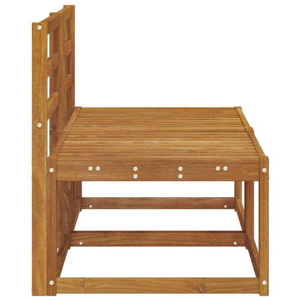 vidaXL Mid-Sofa Massief Acaciahout Naturel - 35% Korting