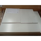 VidaXL Rolkast 60x48x81 cm Bewerkt Hout Wit - 54% Korting