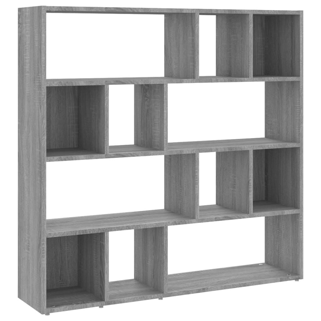 Boekenkast/Kamerscherm 105x24x102 cm Grijs Sonoma Eiken (34% Korting)