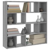 Boekenkast/Kamerscherm 105x24x102 cm Grijs Sonoma Eiken (34% Korting)