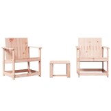 VidaXL Loungeset 3-delig Massief Douglashout - 54% Korting