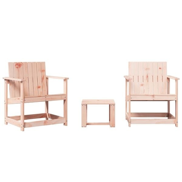 VidaXL Loungeset 3-delig Massief Douglashout - 54% Korting