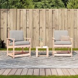 VidaXL Loungeset 3-delig Massief Douglashout - 54% Korting