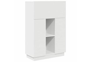 Wit Bureau met Plank 71,5x31,5x106,5 cm (59% Korting)