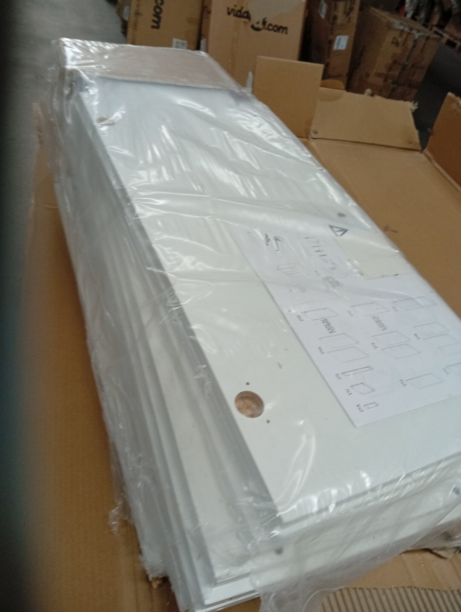 Wit Bureau met Plank 71,5x31,5x106,5 cm (59% Korting)