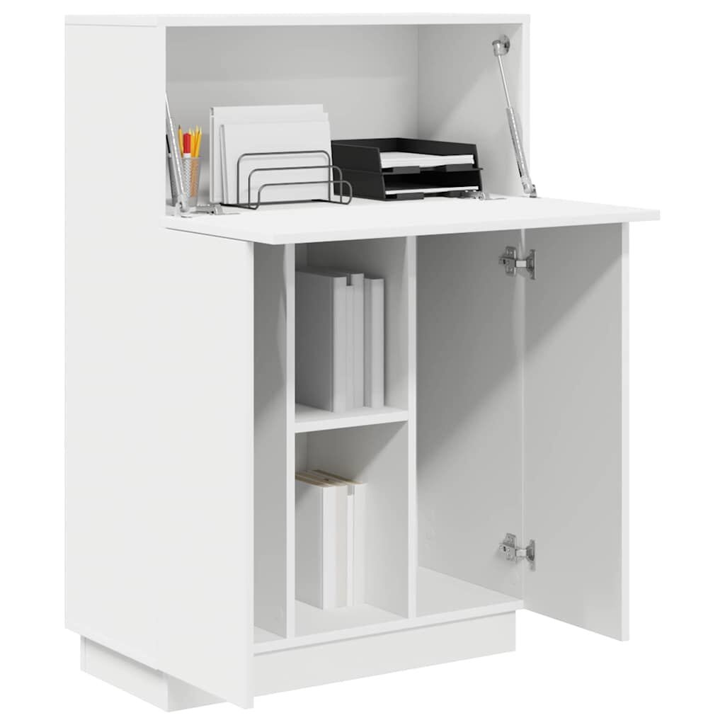Wit Bureau met Plank 71,5x31,5x106,5 cm (59% Korting)