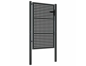 Stalen Tuinpoort 105x175 cm Antraciet - 35% Korting