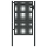 Stalen Tuinpoort 105x175 cm Antraciet - 35% Korting