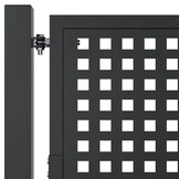 Stalen Tuinpoort 105x175 cm Antraciet - 35% Korting