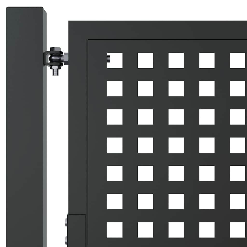 Stalen Tuinpoort 105x175 cm Antraciet - 35% Korting