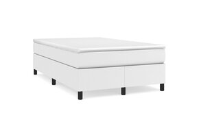 Wit Kunstleren Bedframe 120x200 cm met 54% Korting