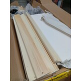 Wit Kunstleren Bedframe 120x200 cm met 54% Korting