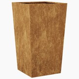 vidaXL Plantenbakken Staal 45x45x75 cm (2 stuks) - 34% Korting