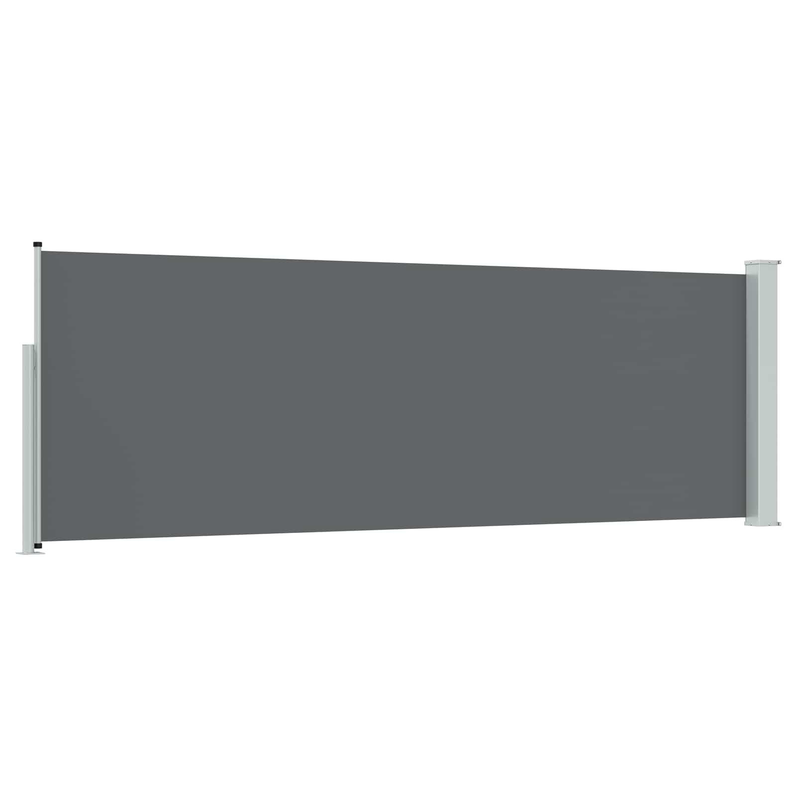 vidaXL Uittrekbaar Zijscherm Rechthoekig 500x100cm Polyester - 34% Korting