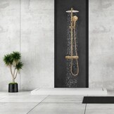 Regendoucheset Goud - Thermostaatkraan - 25 cm - 35% Korting